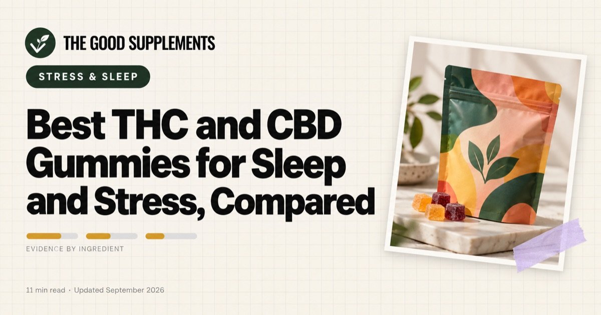 Best THC and CBD Gummies for Sleep and Stress, Compared