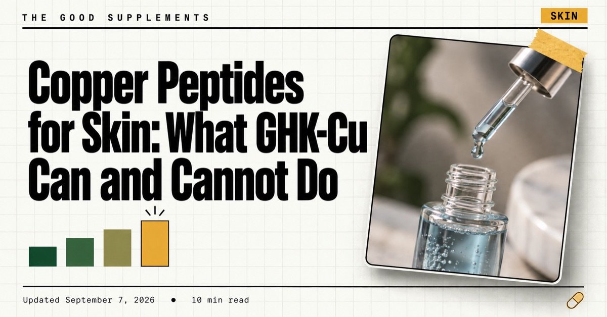 Copper Peptides for Skin: What GHK-Cu Can and Cannot Do