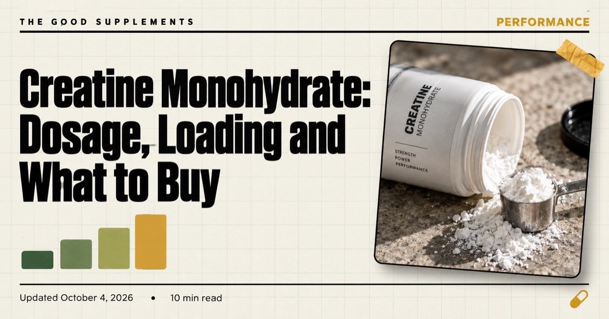 Creatine Monohydrate: Dosage, Loading and What to Buy