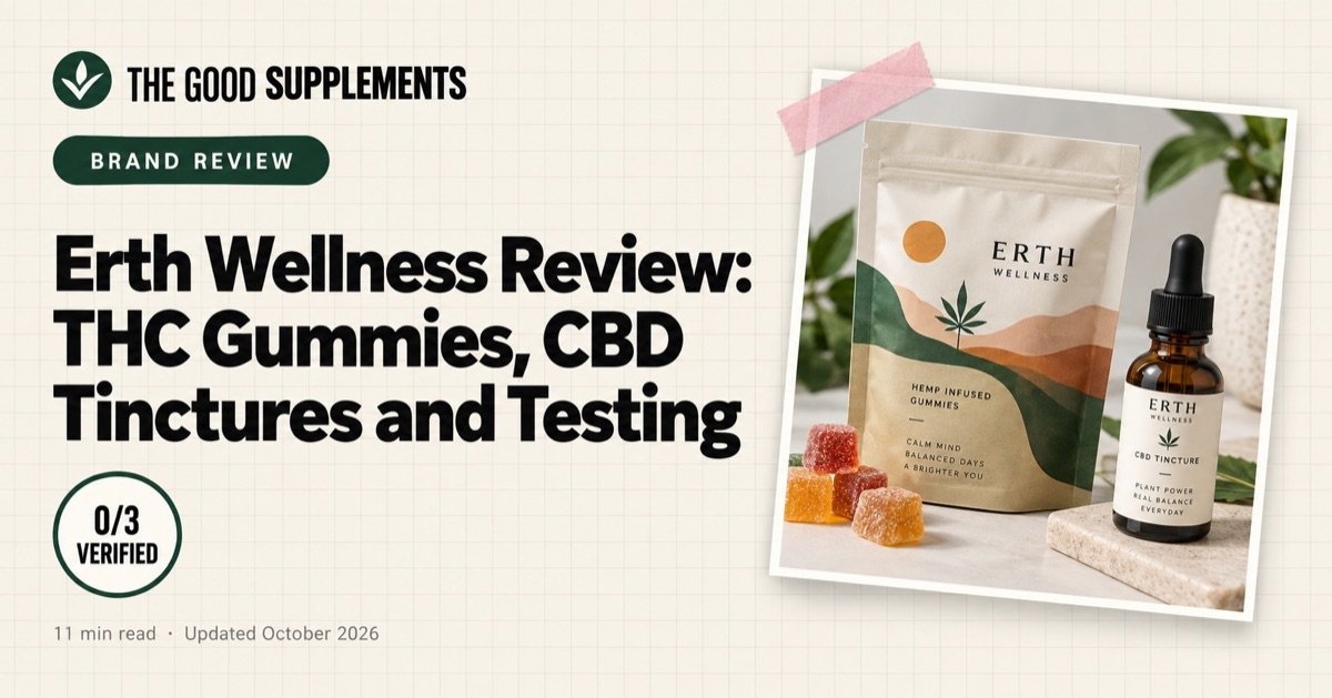 Erth Wellness Review: THC Gummies, CBD Tinctures and Testing