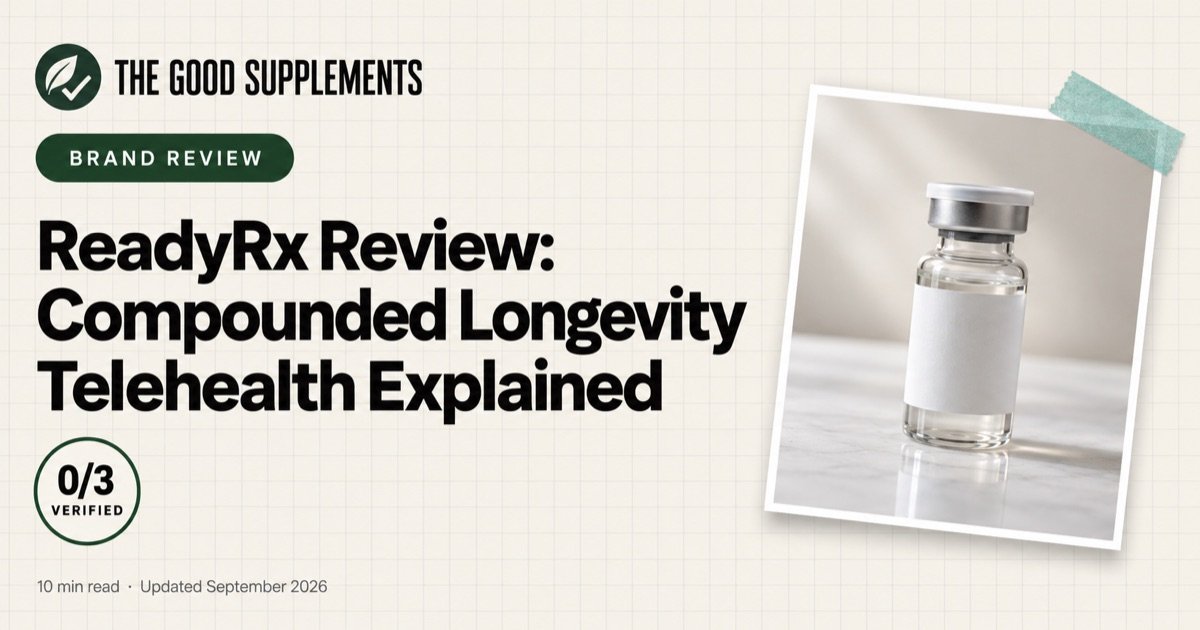 ReadyRx Review: Compounded Longevity Telehealth Explained