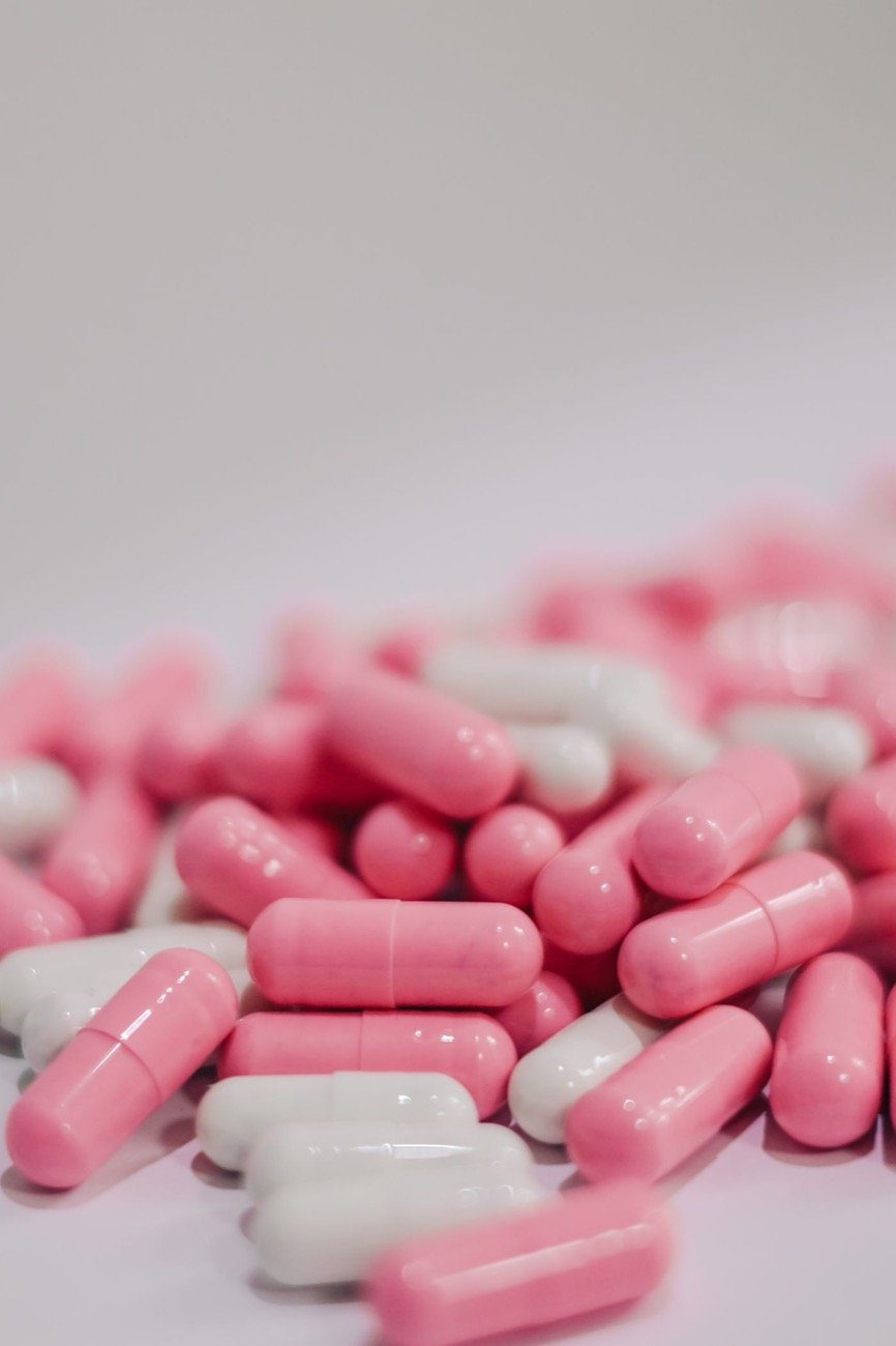 Assorted medication bottles