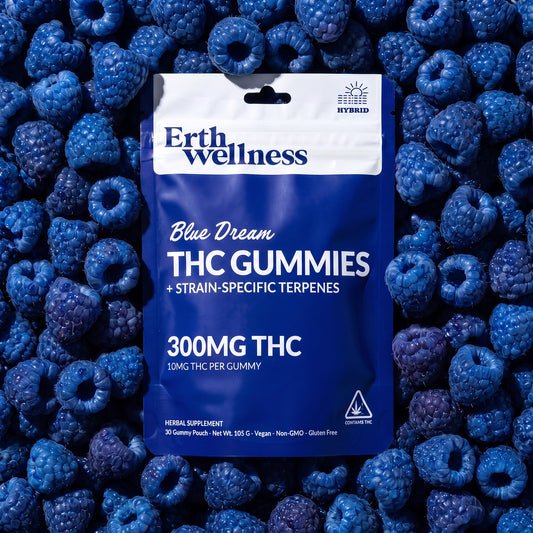 Erth Wellness THC Gummies – Blue Dream (Creative)