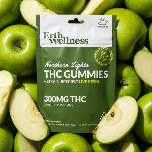 Erth Wellness THC Gummies – Northern Lights (Relaxed)