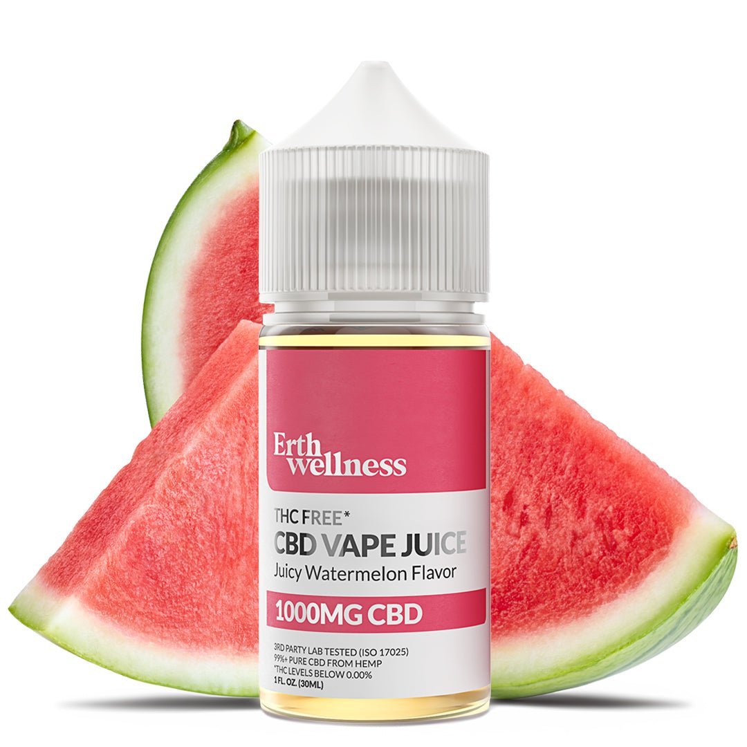 Erth Wellness CBD Vape Juice – Juicy Watermelon (1000mg)