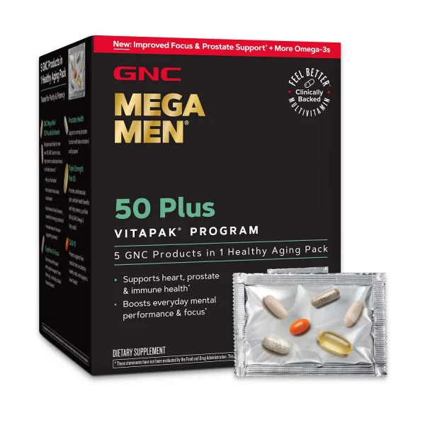 GNC GNC Mega Men 50+ Vitapak Program