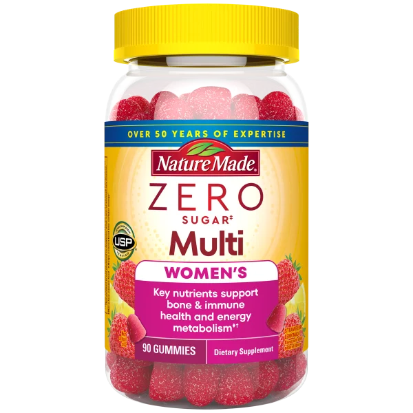 Nature Made Zero Sugar‡ Women's Multivitamin Gummies