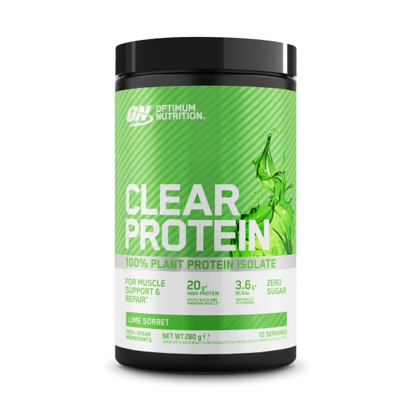 Optimum Nutrition Clear Protein 100% Plant Protein Isolate Powder