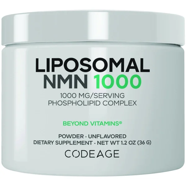 Swanson Vitamins Liposomal NMN 1000 Powder - Unflavored