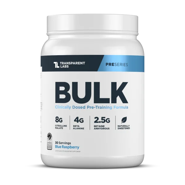 Transparent Labs Bulk Pre-Workout